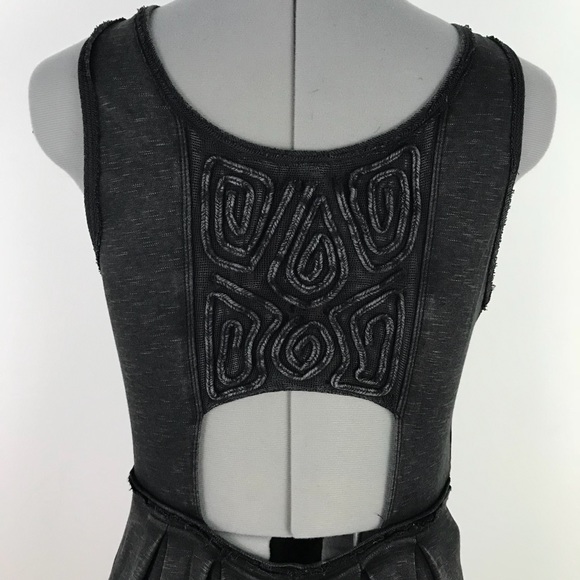 Free People Vintage Black Embellished Dress - Picture 5 of 5